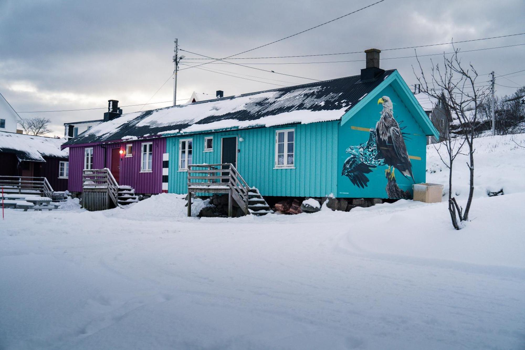 Kraemmervika Rorbuer - Rustic Cabins In Lofoten Ballstad Exterior foto